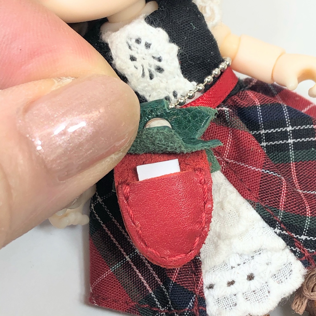 【送料無料】革イチゴのポシェット⭐︎カバン バッグ