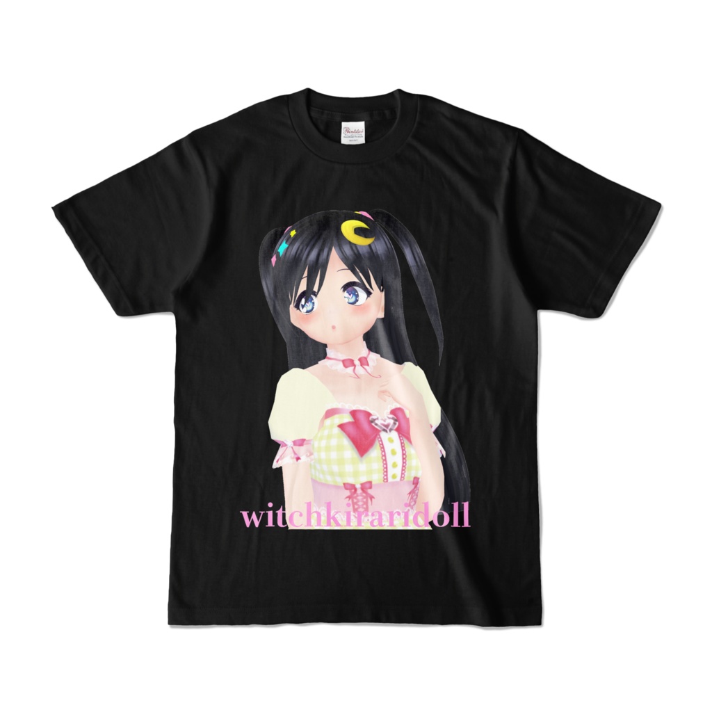 うぃっちきらりどーるTシャツ黒2021