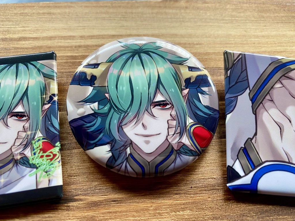 缶バッジセット『カエルの魔王タコス2周年記念(3種)』