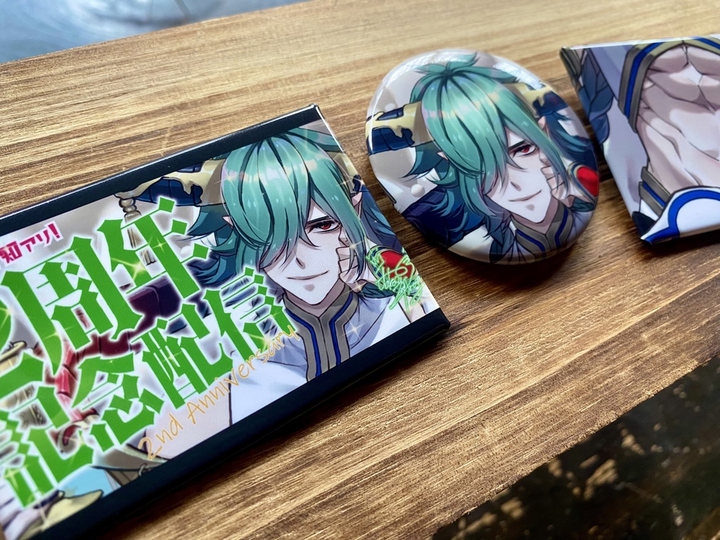 缶バッジセット『カエルの魔王タコス2周年記念(3種)』