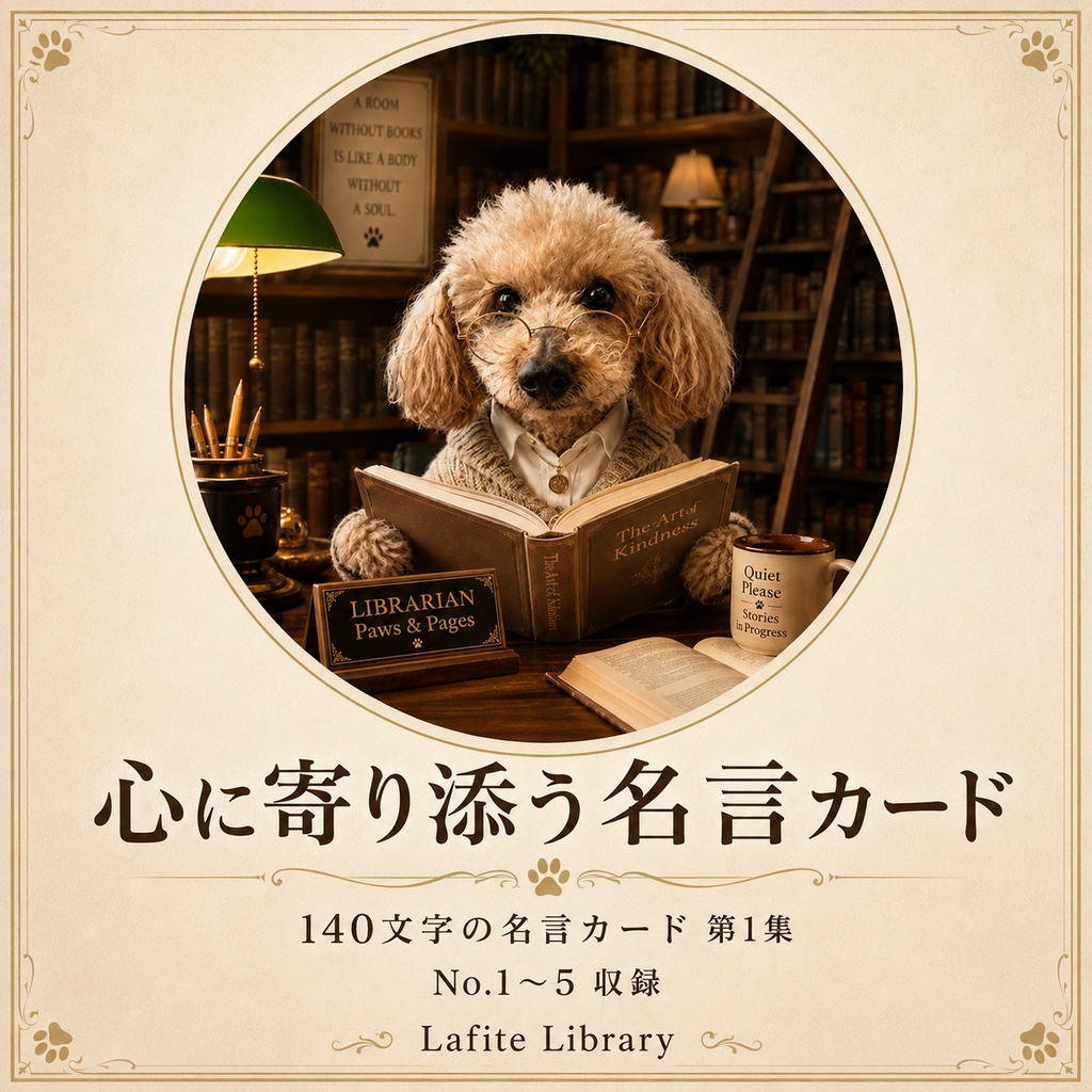心が少し軽くなる言葉5選|ラフィット図書館