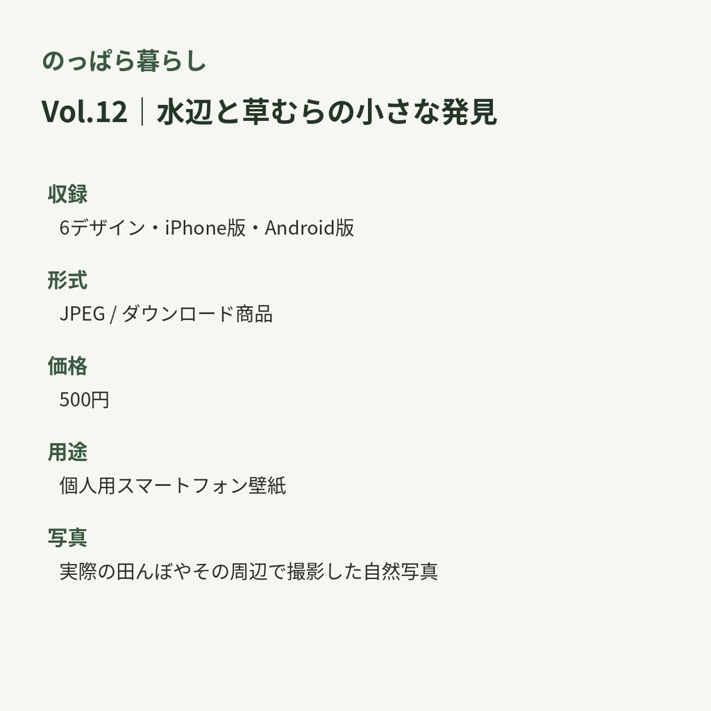のっぱら暮らし|田んぼの小さな住人たち Vol.12 ― 水辺と草むらの小さな発見 ―
