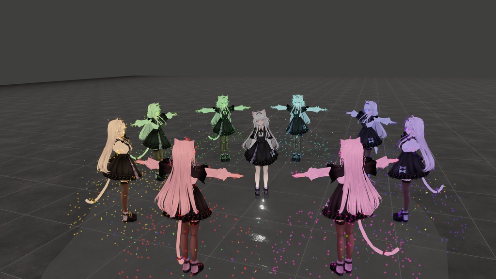 泉の女神ギミック【VRChat対応】【MA対応】