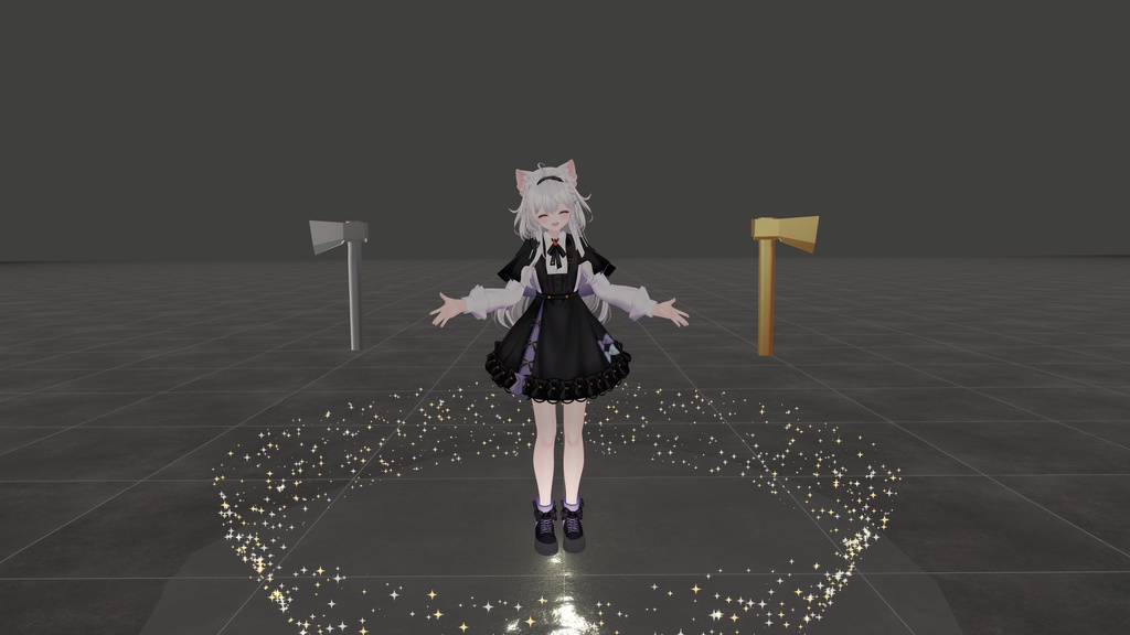泉の女神ギミック【VRChat対応】【MA対応】