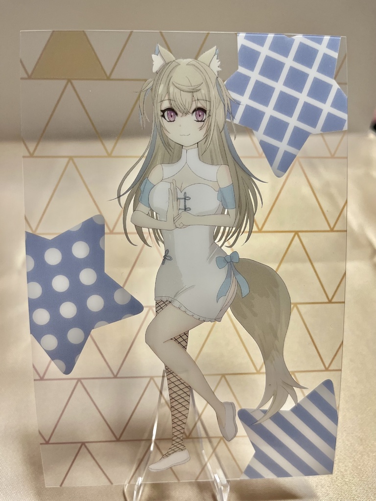 クリアポストカード　フワワ