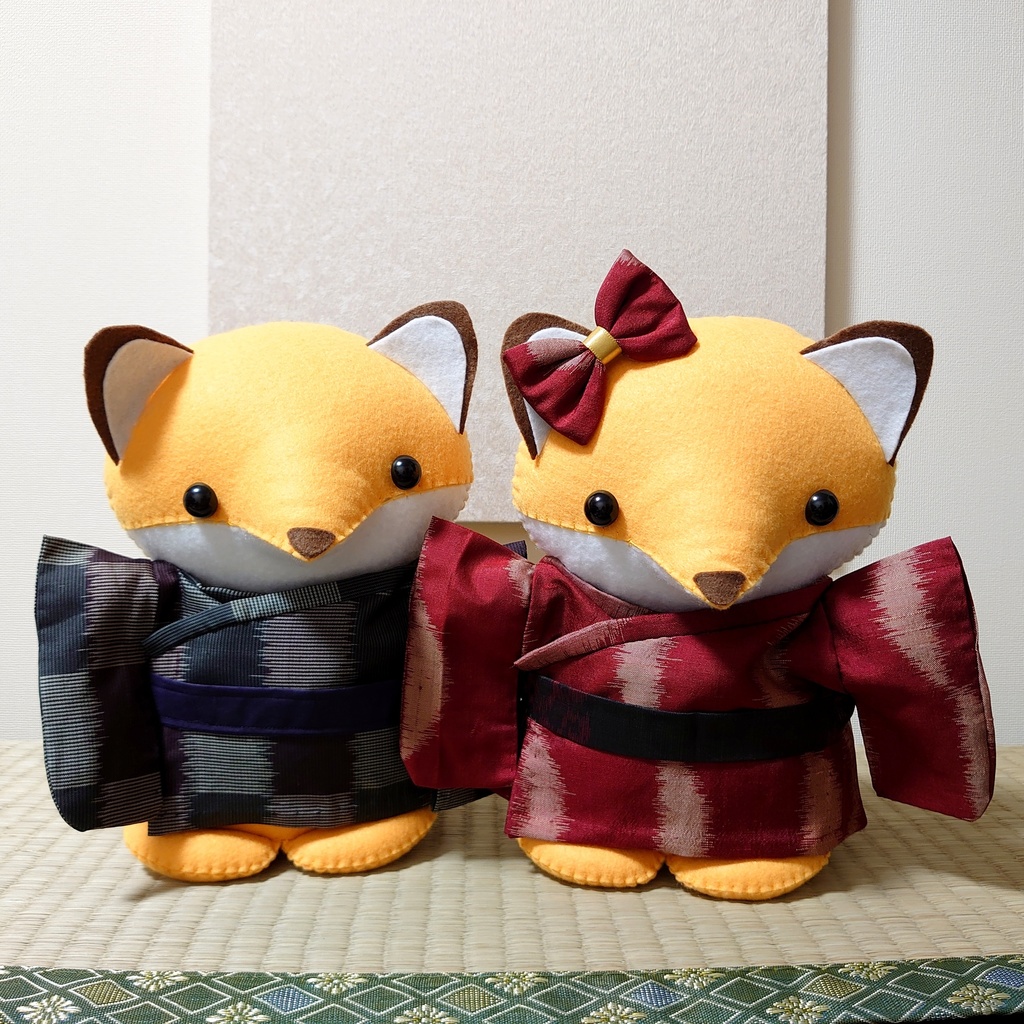 和服きつね*2Lサイズ*男の子・女の子