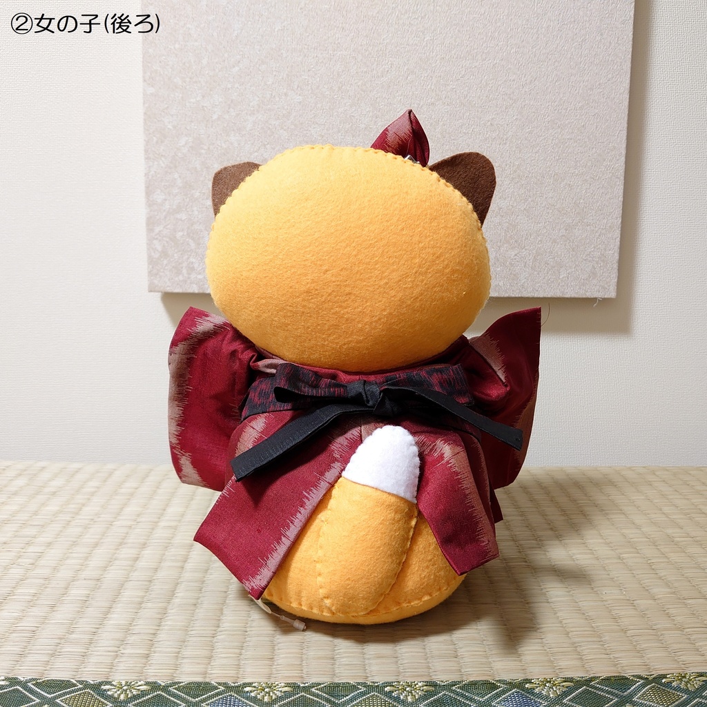 和服きつね*2Lサイズ*男の子・女の子