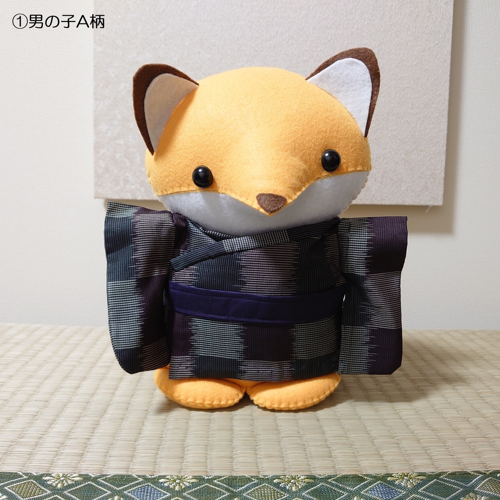 和服きつね*2Lサイズ*男の子・女の子