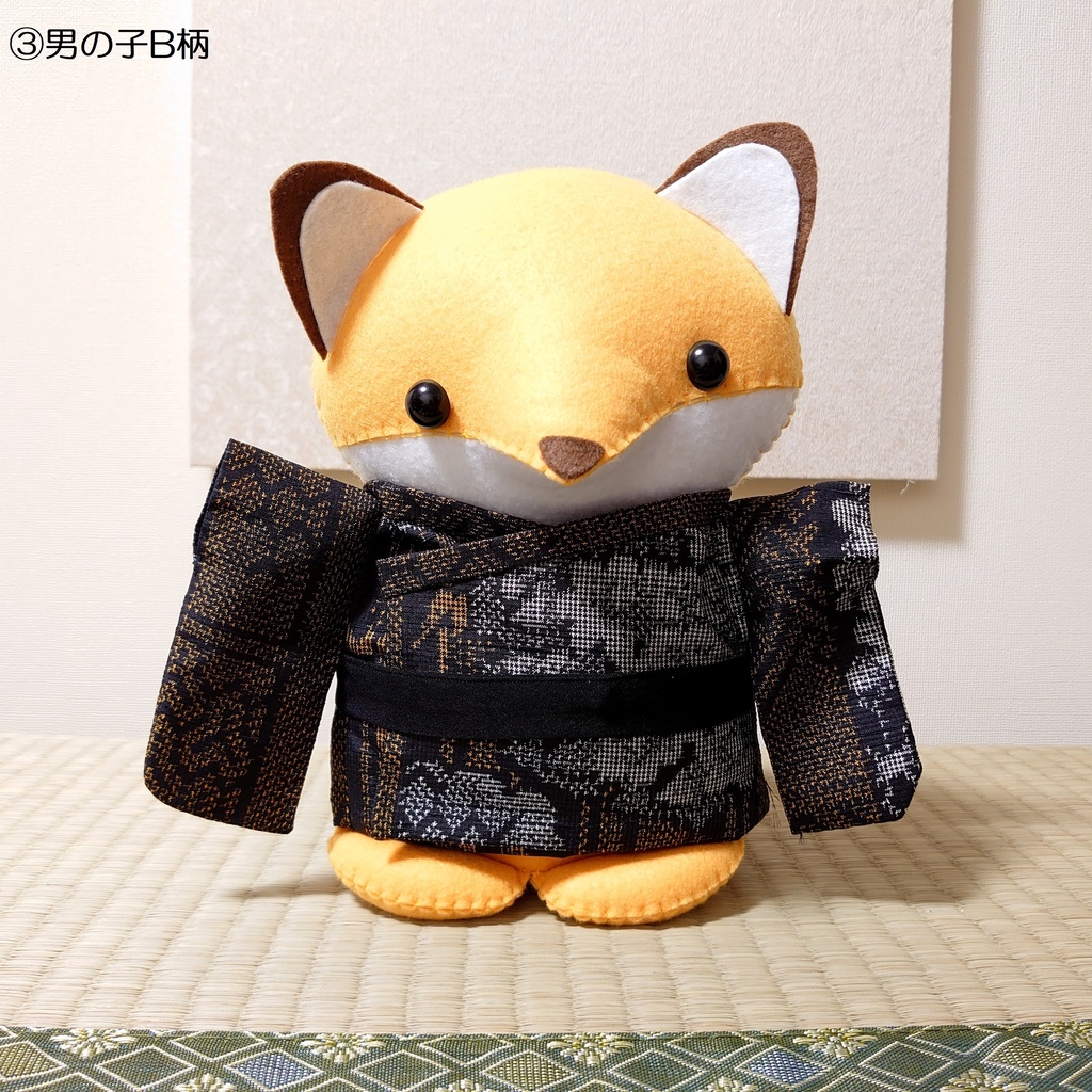 和服きつね*2Lサイズ*男の子・女の子