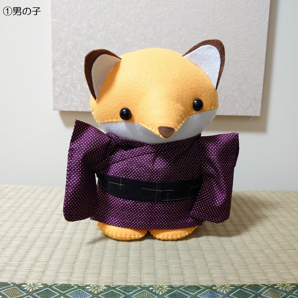 和服きつね*2Lサイズ*男の子・女の子