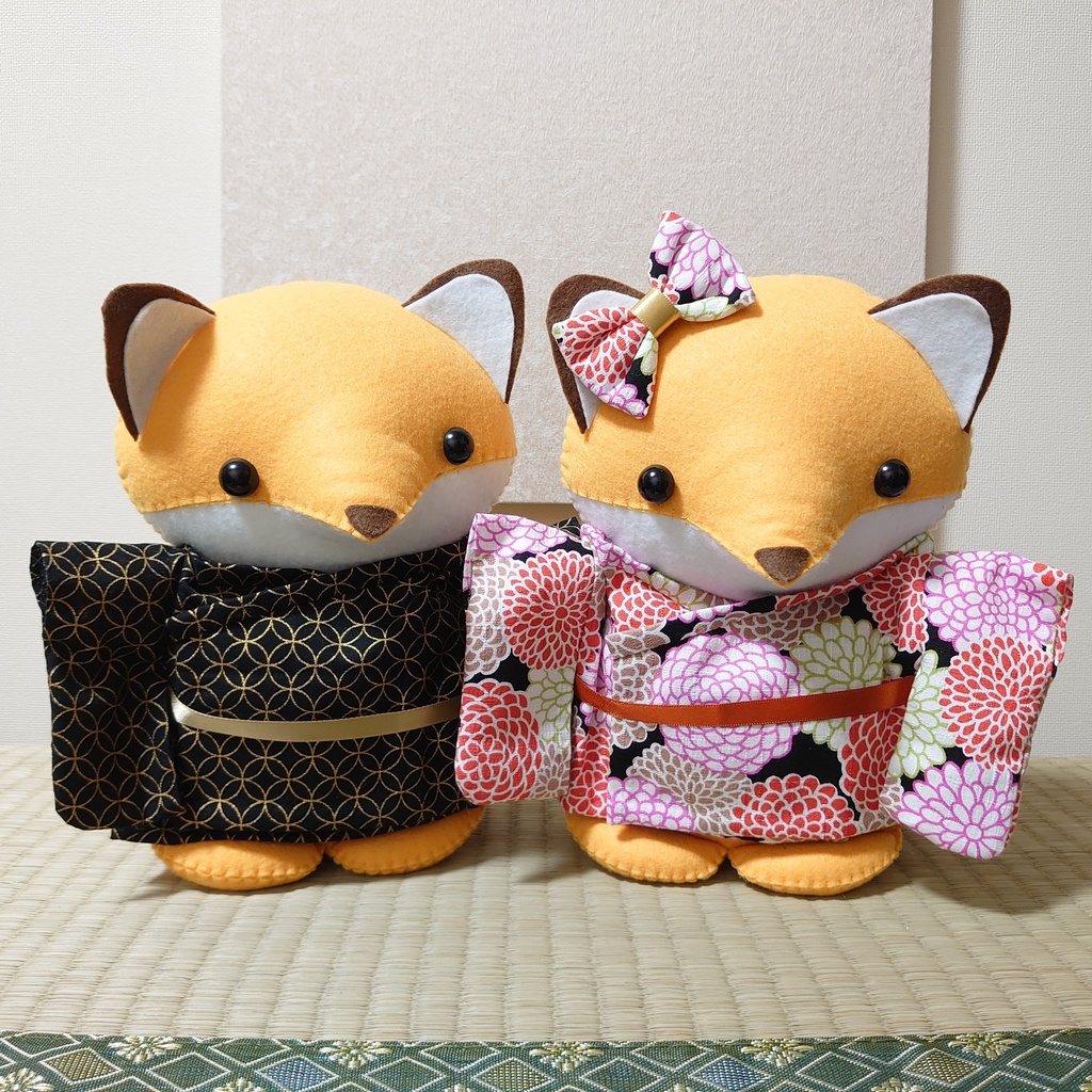 和服きつね*2Lサイズ*女の子