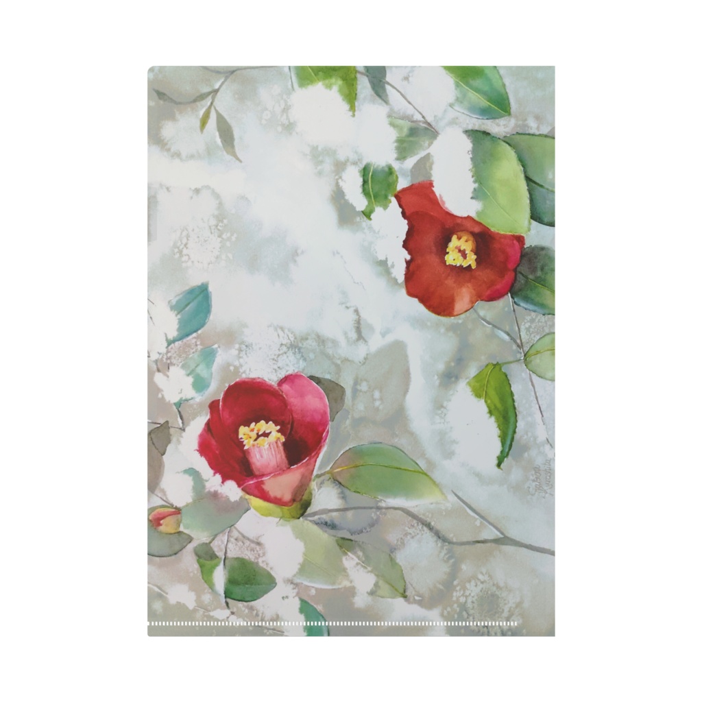 【雪降る朝に】クリアファイル