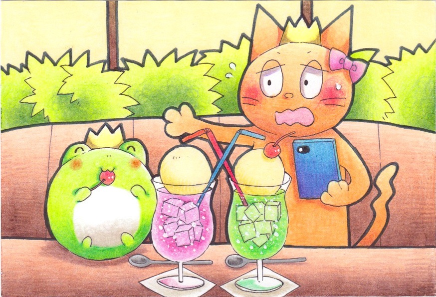【原画】喫茶店【イラスト】