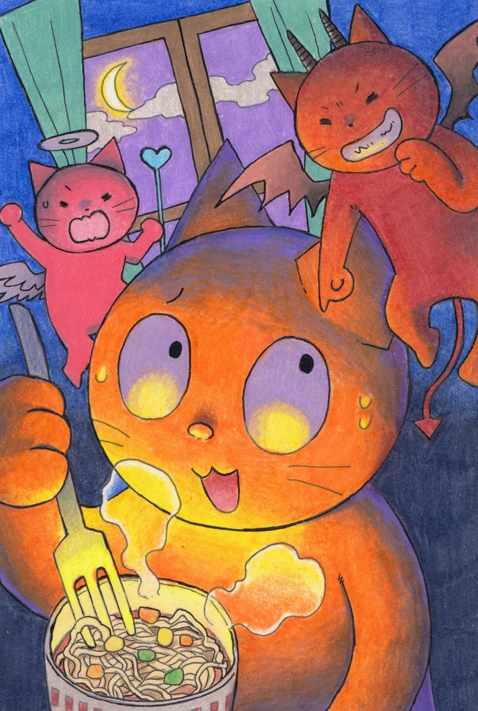 【原画】お夜食【イラスト】