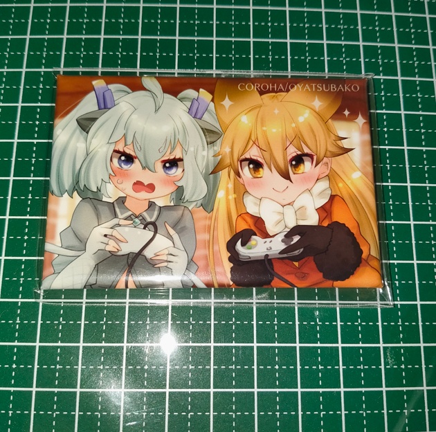 白龍vsキタキツネ 缶マグネット
