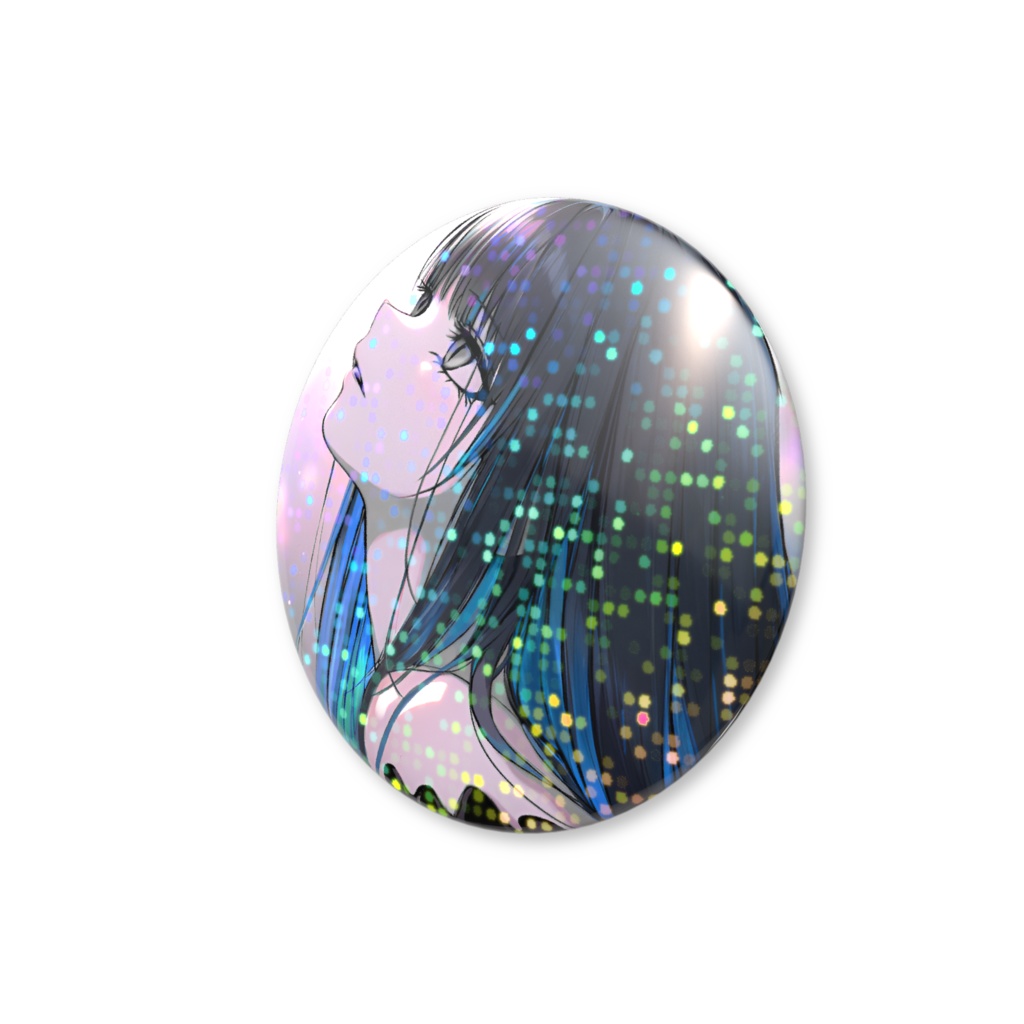 Rin☪︎RoyalBlueホログラム缶バッジ