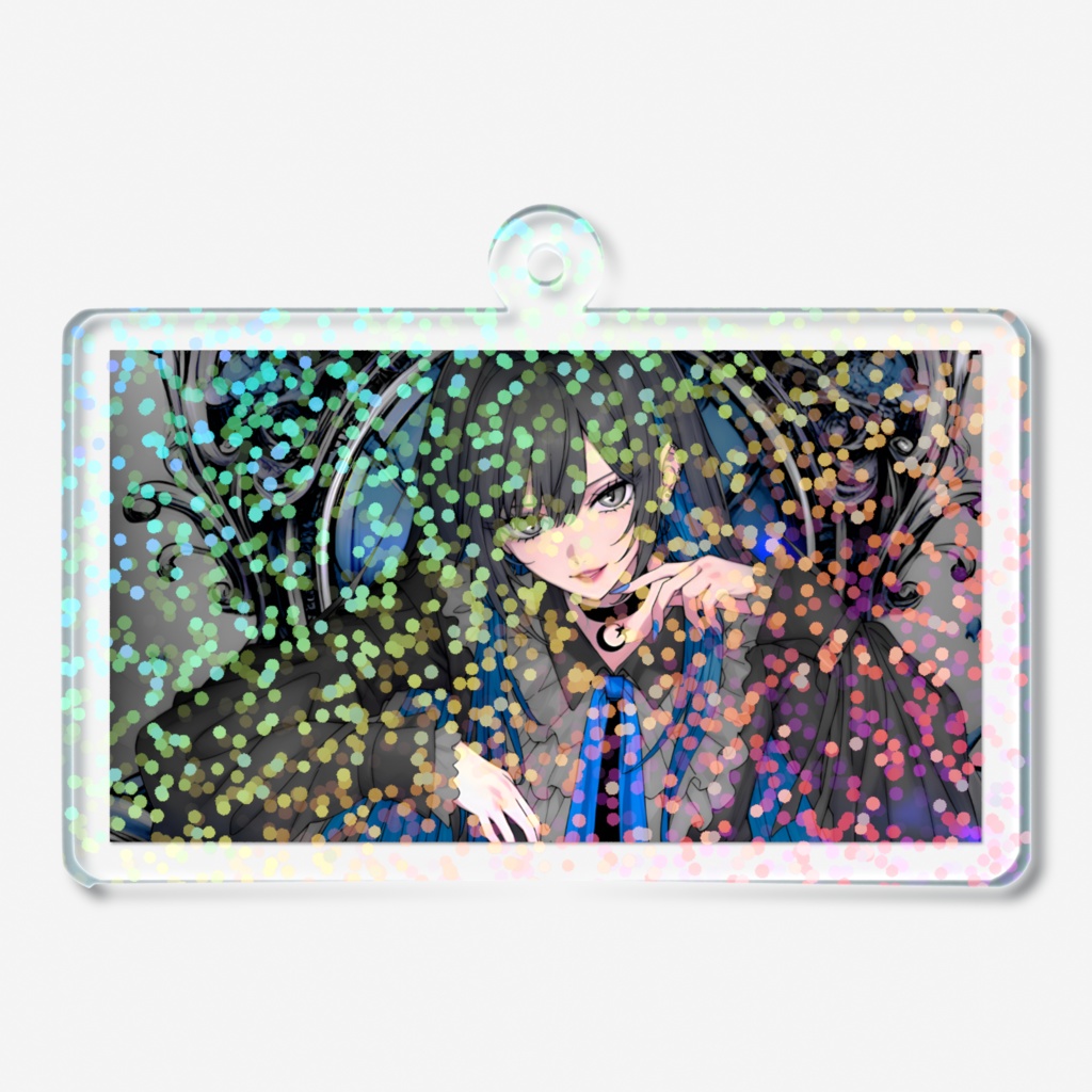 Rin☪︎メインイラストホログラムアクリルキーホルダー