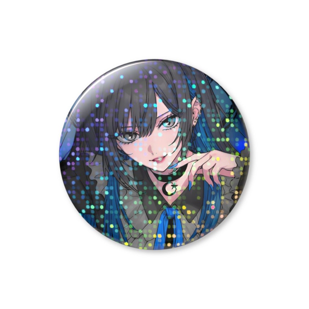 Rin☪︎メインイラストホログラム缶バッジ