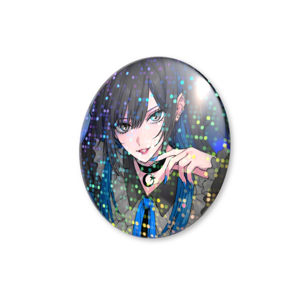 Rin☪︎メインイラストホログラム缶バッジ