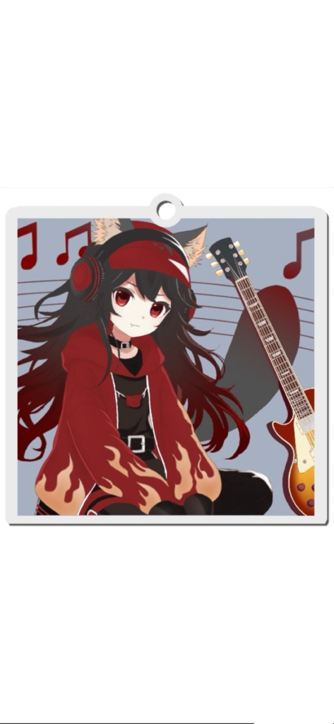 クロミア　オリジナルアクリルキーホルダー　7cm×7cm