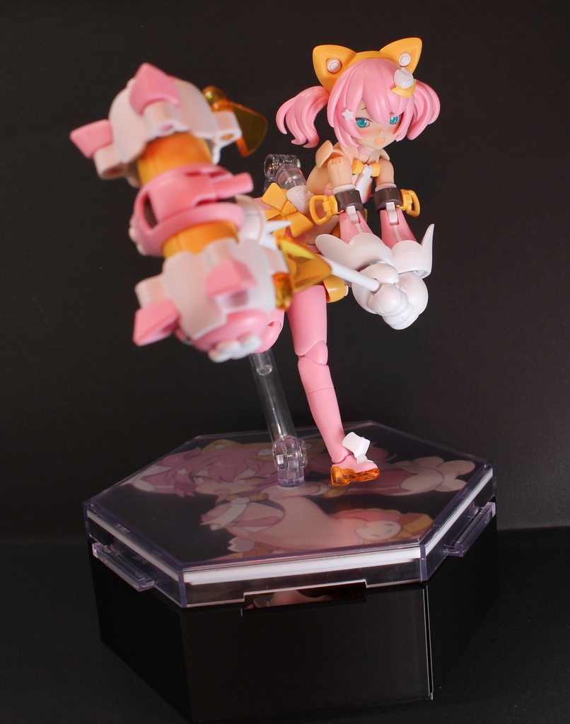 【在庫処分中】プラモデル展示スタンド兼収納箱 HeXATスタンド&ケース type.A