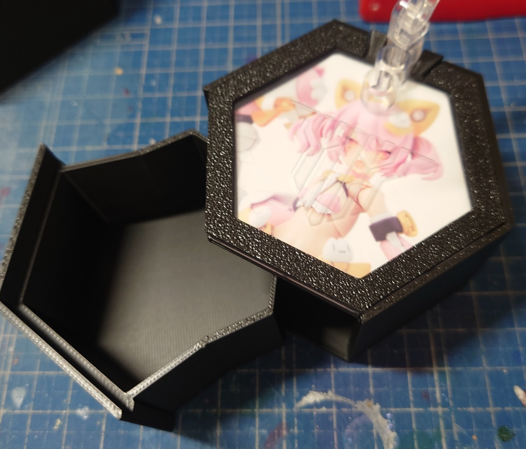 プラモデル展示スタンド兼収納箱 HeXATスタンド&ケース type.B