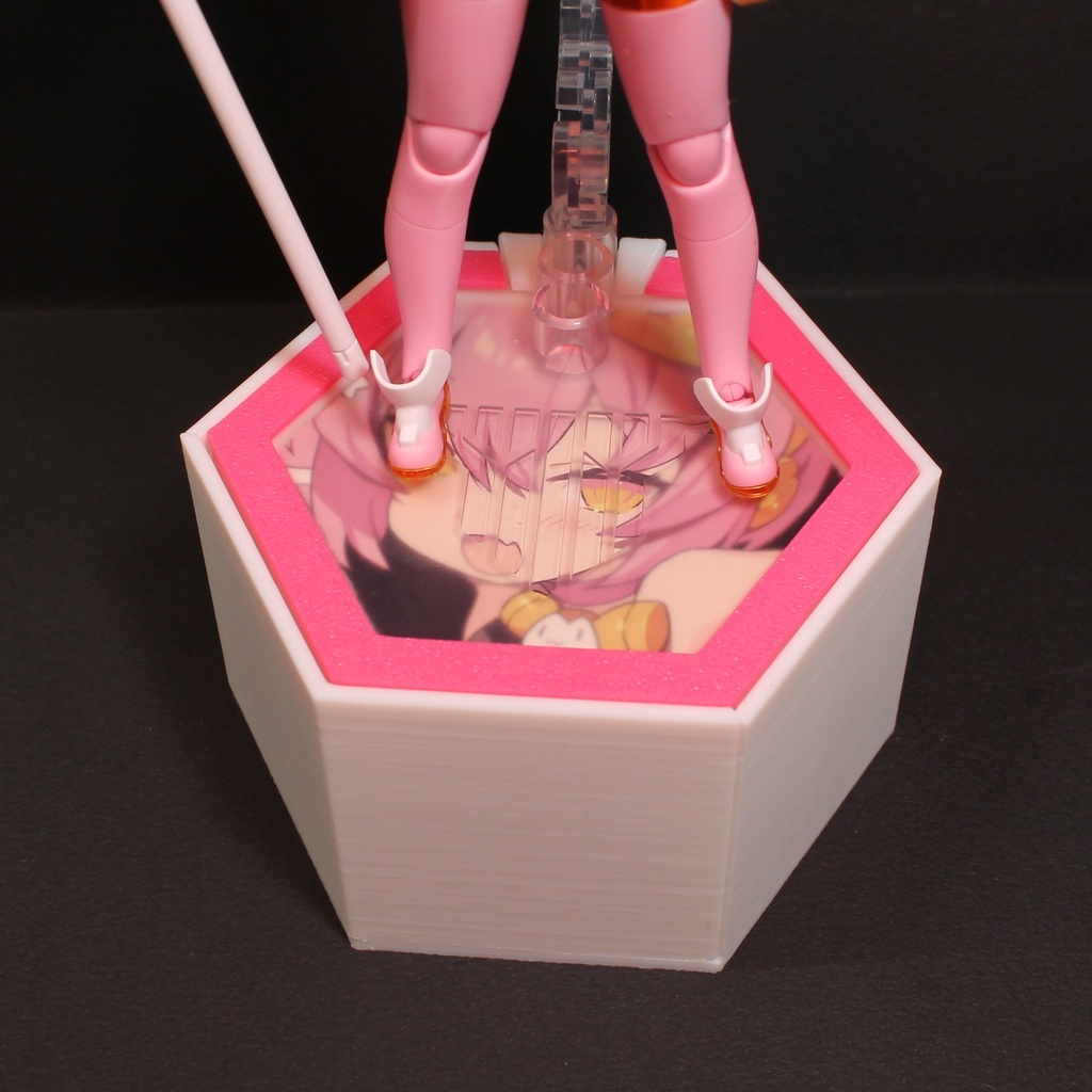 プラモデル展示スタンド兼収納箱 HeXATスタンド&ケース type.B