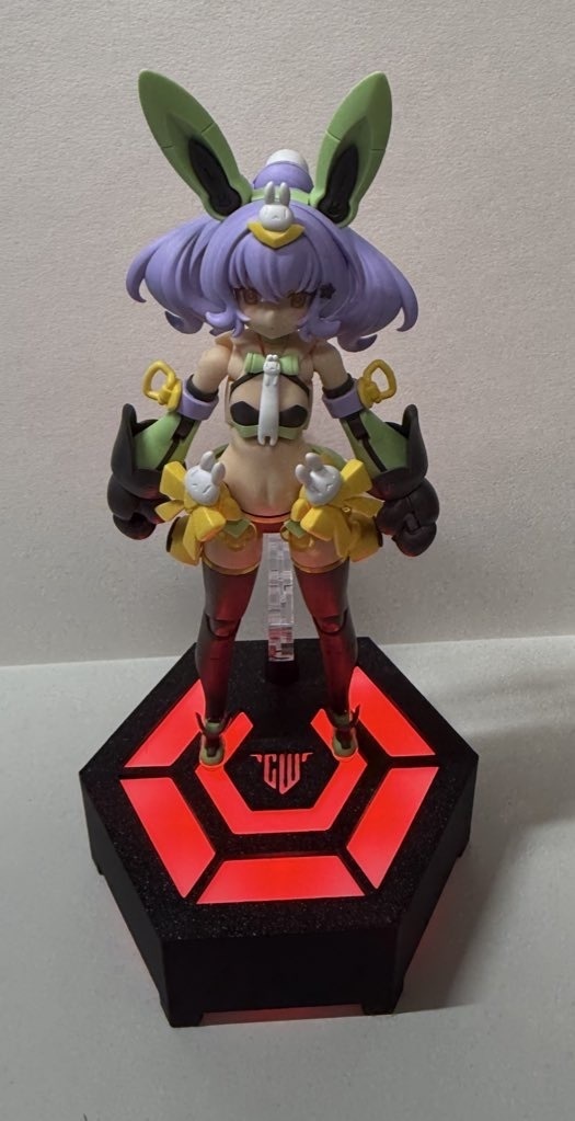 【受注生産】プラモデル展示スタンド HeXATスタンド type.C