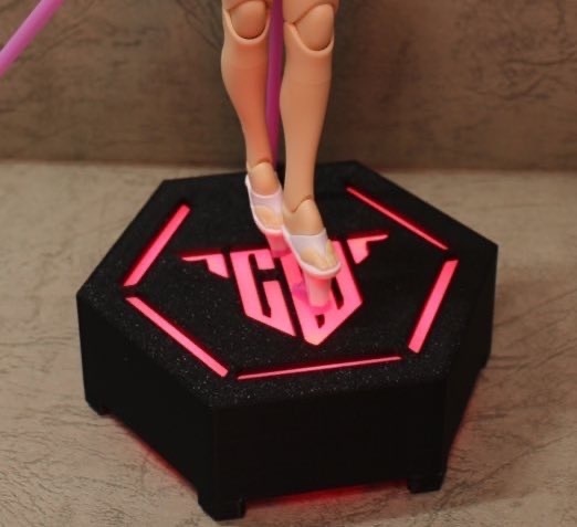 【受注生産】プラモデル展示スタンド HeXATスタンド type.C