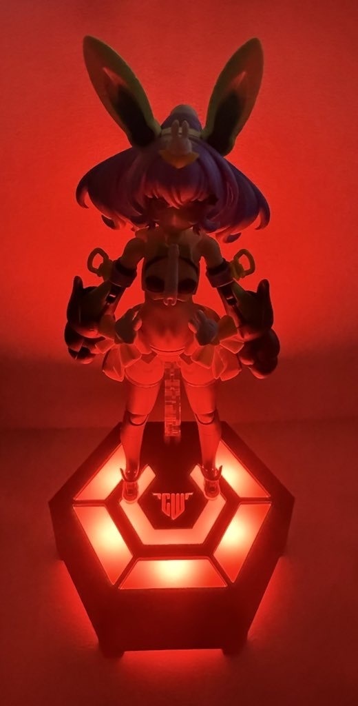 【受注生産】プラモデル展示スタンド HeXATスタンド type.C