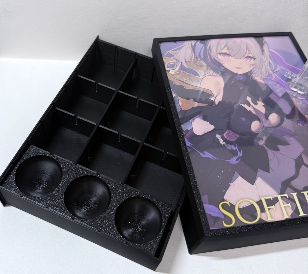 【受注生産】プラモデル展示スタンド兼収納箱 HeXATスタンド&ケース type.D ver.2.4