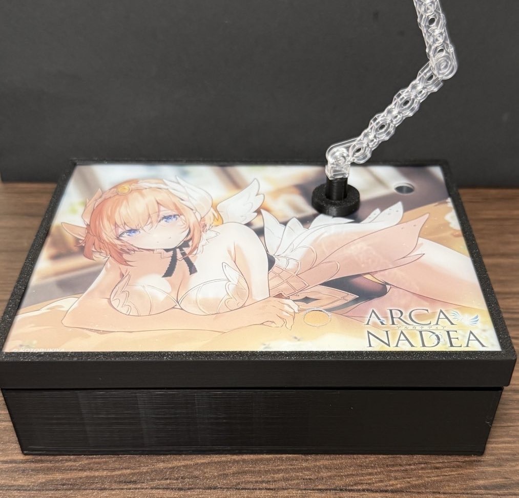 【受注生産】プラモデル展示スタンド兼収納箱 HeXATスタンド&ケース type.D ver.2.4