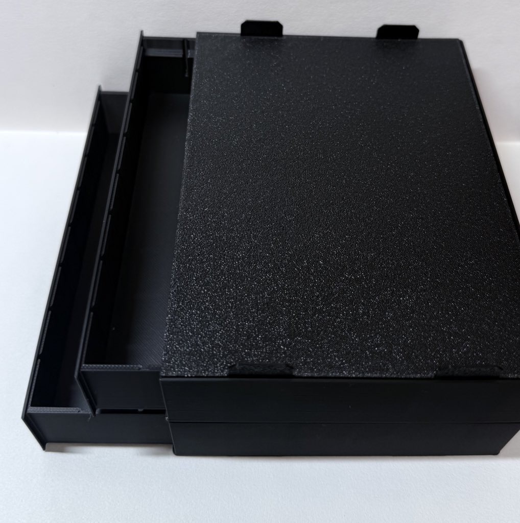 【受注生産】プラモデル展示スタンド兼収納箱 HeXATスタンド&ケース type.D ver.2.4