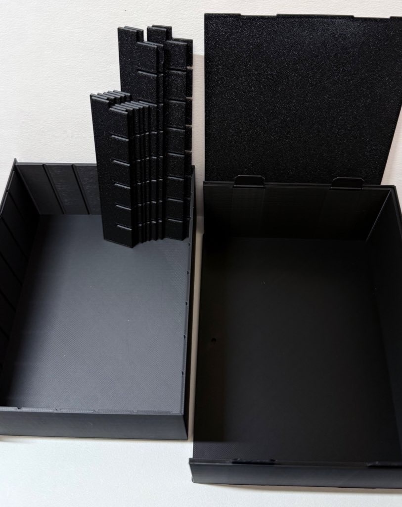【受注生産】プラモデル展示スタンド兼収納箱 HeXATスタンド&ケース type.D ver.2.4