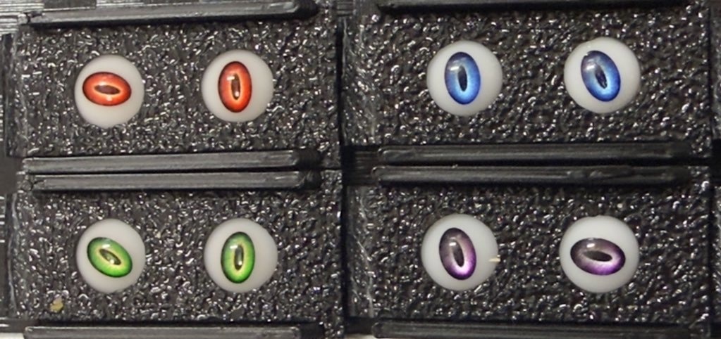 ドールアイgen.6.0 楕円3悪魔的瞳孔(5mm半球)