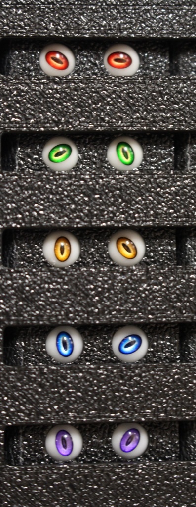 ドールアイgen.6.0 楕円3悪魔的瞳孔(5mm半球)