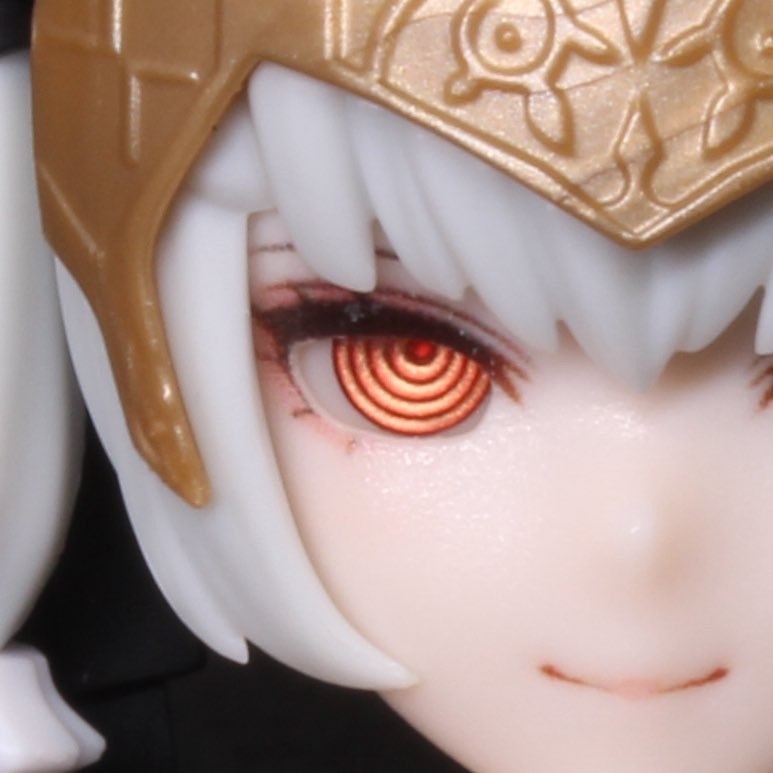 ドールアイgen.6.0 真円ぐるぐる 同心円(5mm半球)