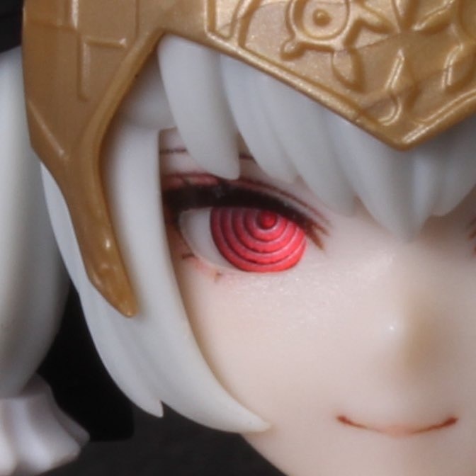 ドールアイgen.6.0 真円ぐるぐる 同心円(5mm半球)