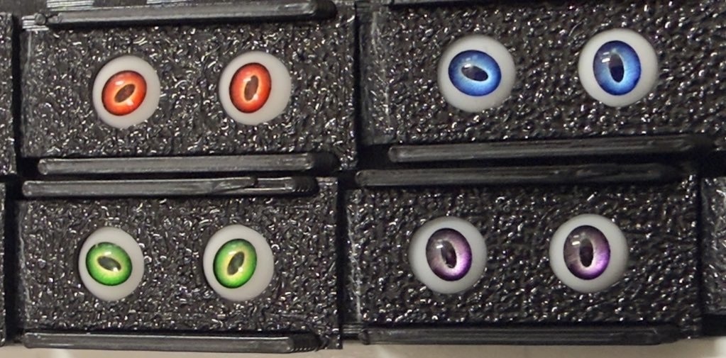 ドールアイgen.6.0 楕円6.3 猫目(5mm半球)