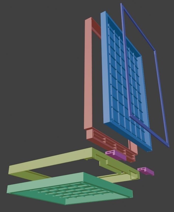 【受注生産】プラモデル展示スタンド HeXATスタンド type.F