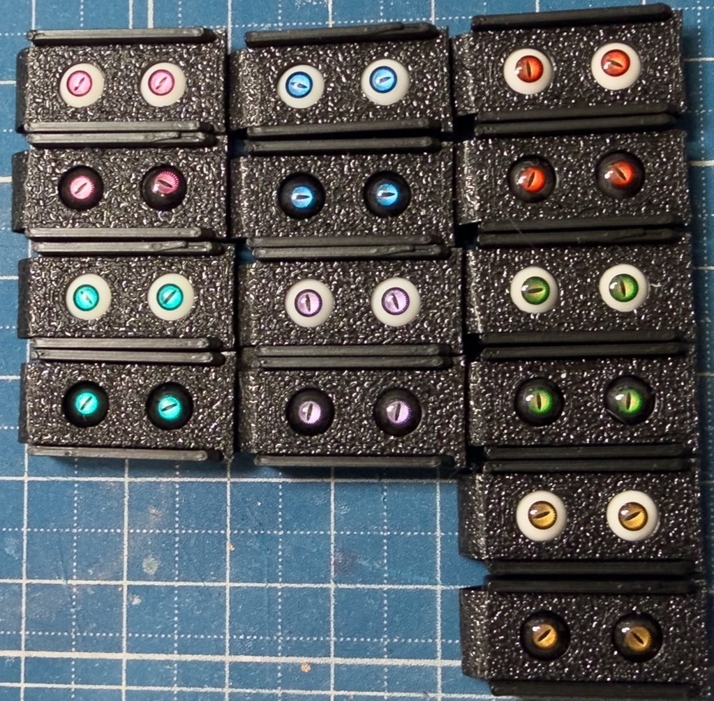 ドールアイgen.7.0 真円3龍眼1(5mm半球)