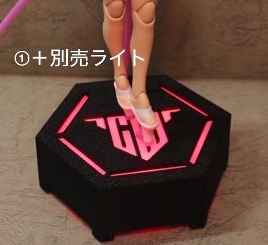 【受注生産】プラモデル展示スタンド HeXATスタンド type.C2