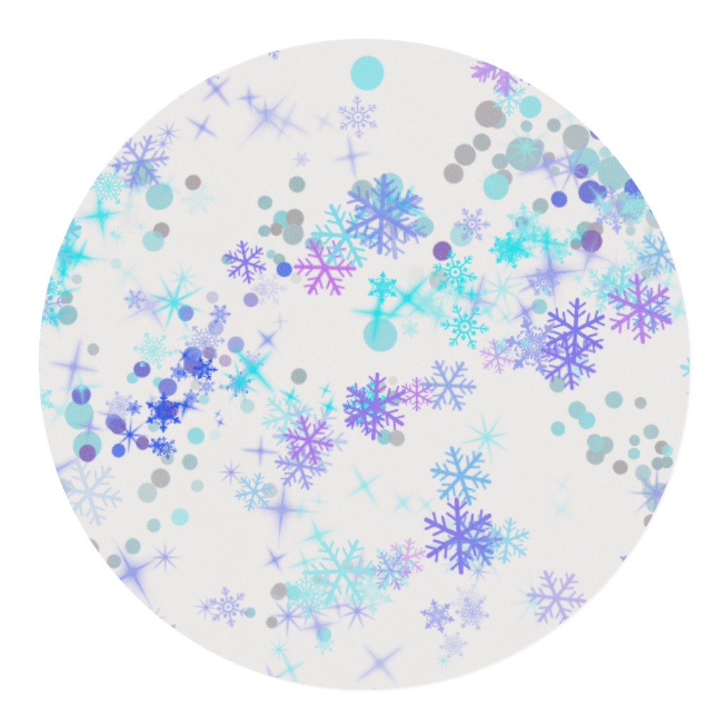 マスキングテープ 15mm 雪の結晶