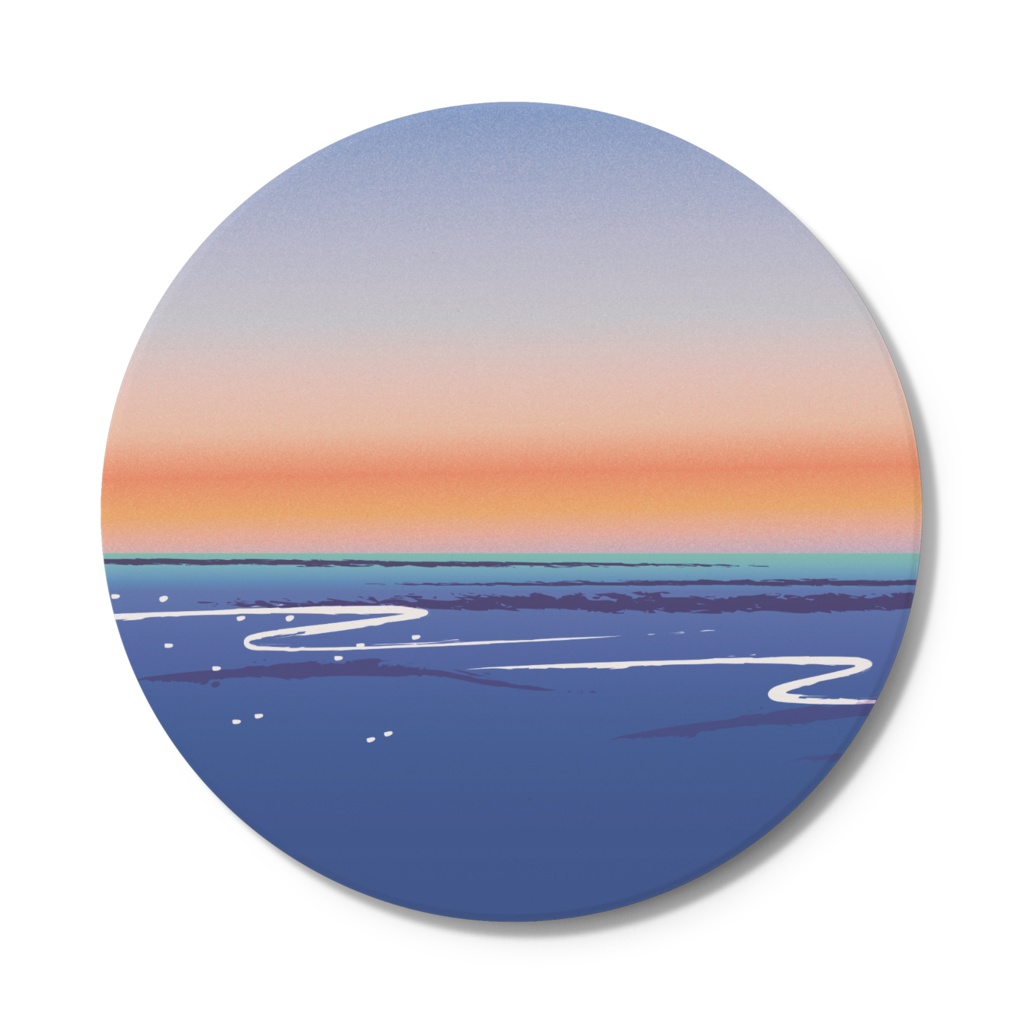 sunset ocean コースター