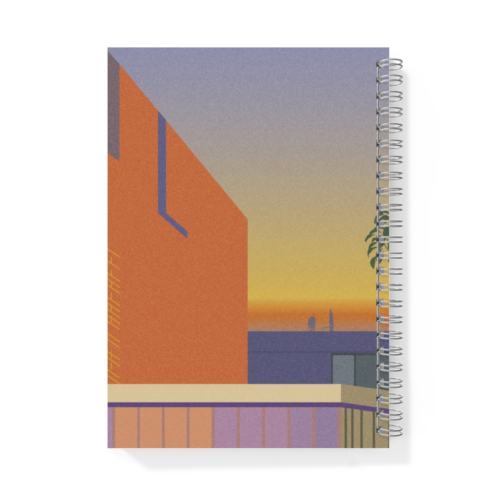 sunset street &boy リングノート