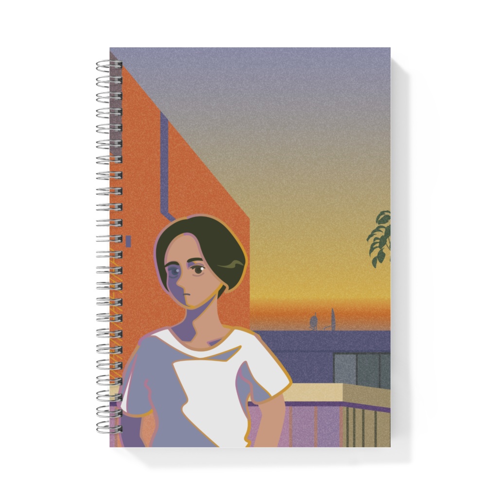 sunset street &boy リングノート