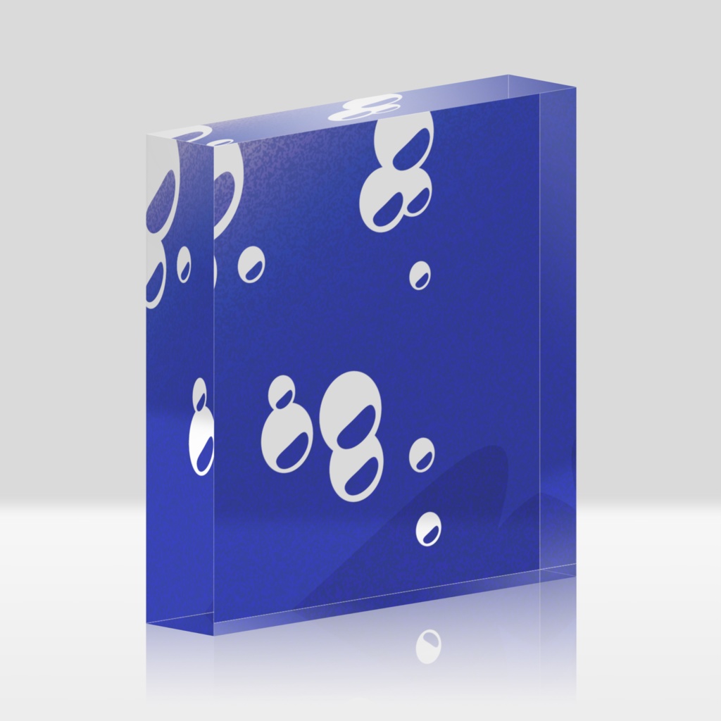 bubbles アクリルブロック