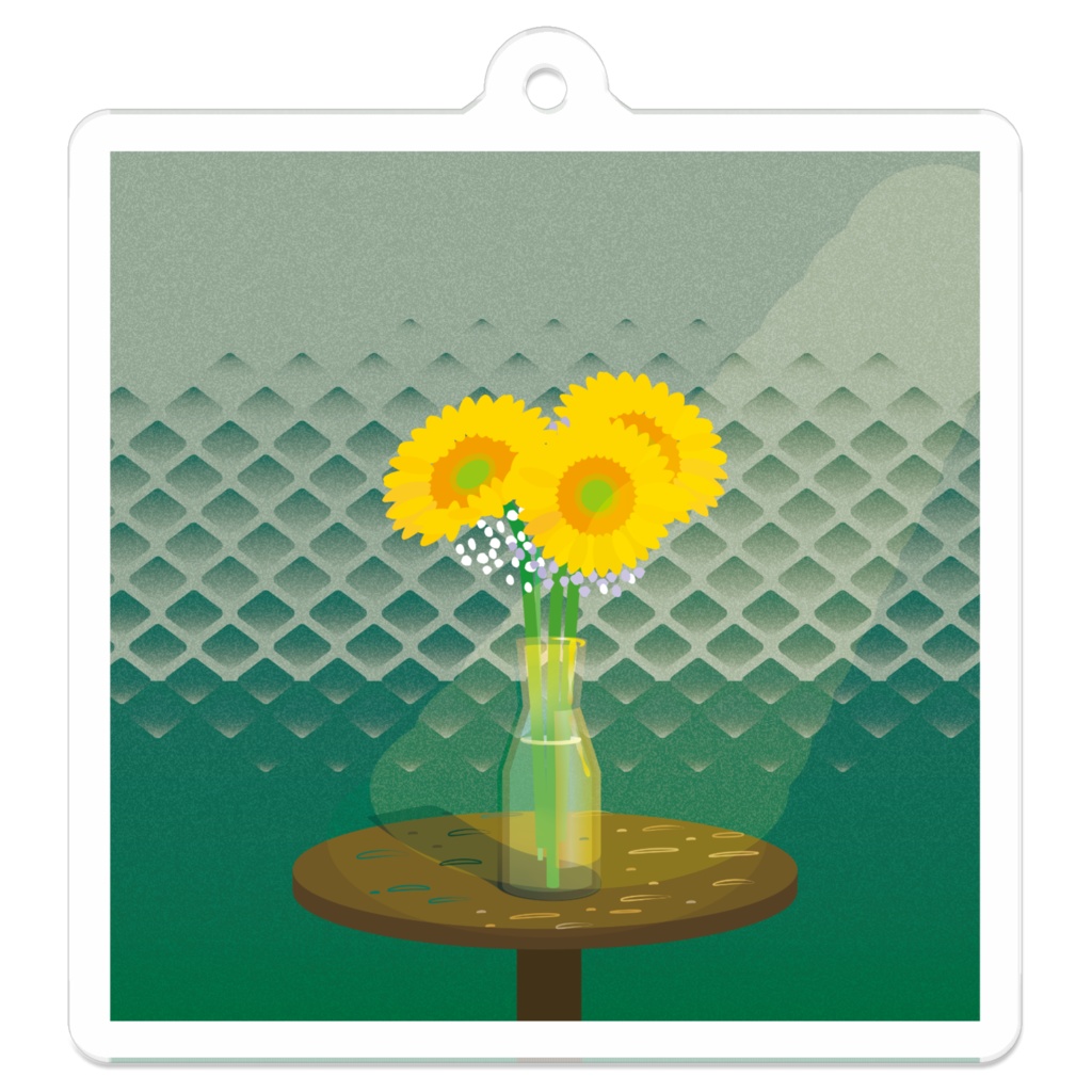 sunflower アクリルキーホルダー