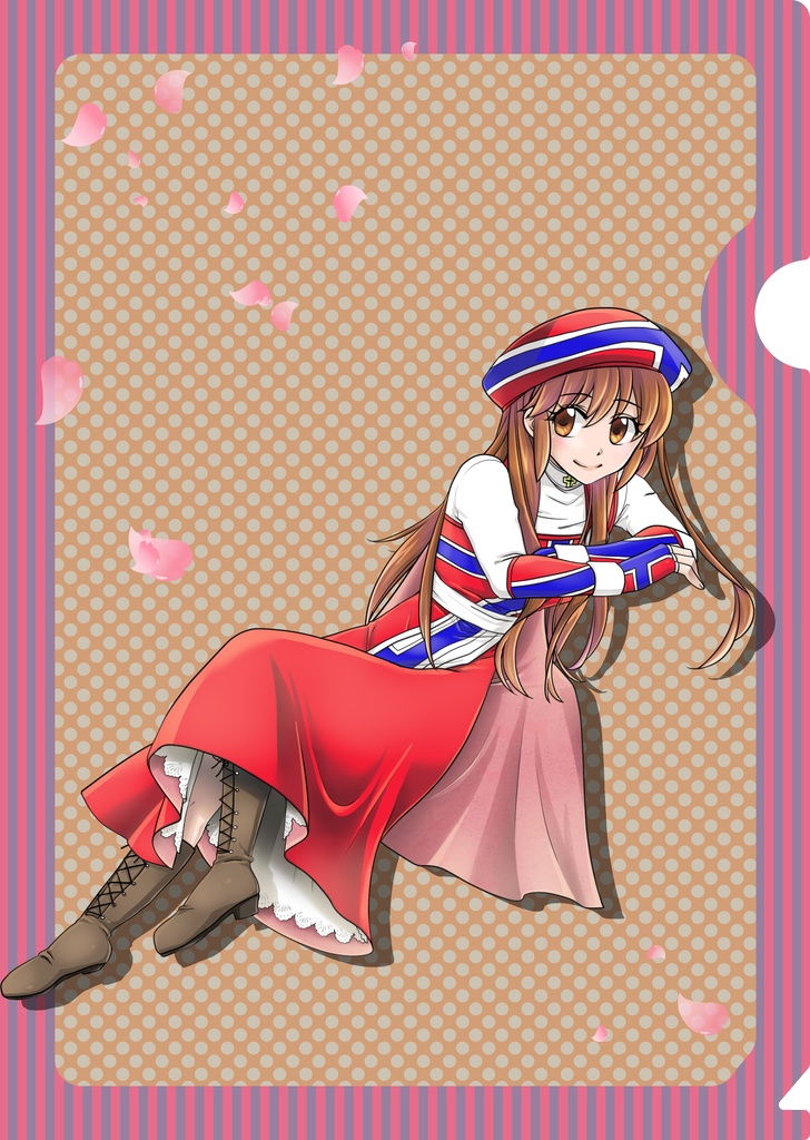 フルート　クリアファイル