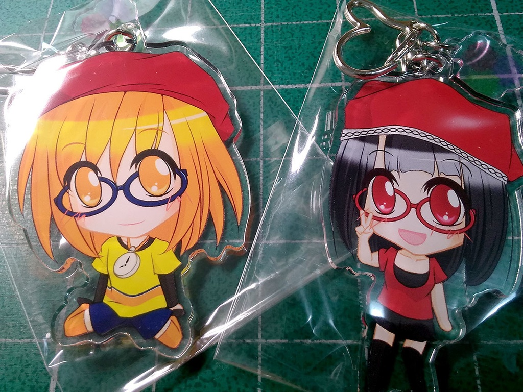 銀座さん 新アクリルキーホルダー